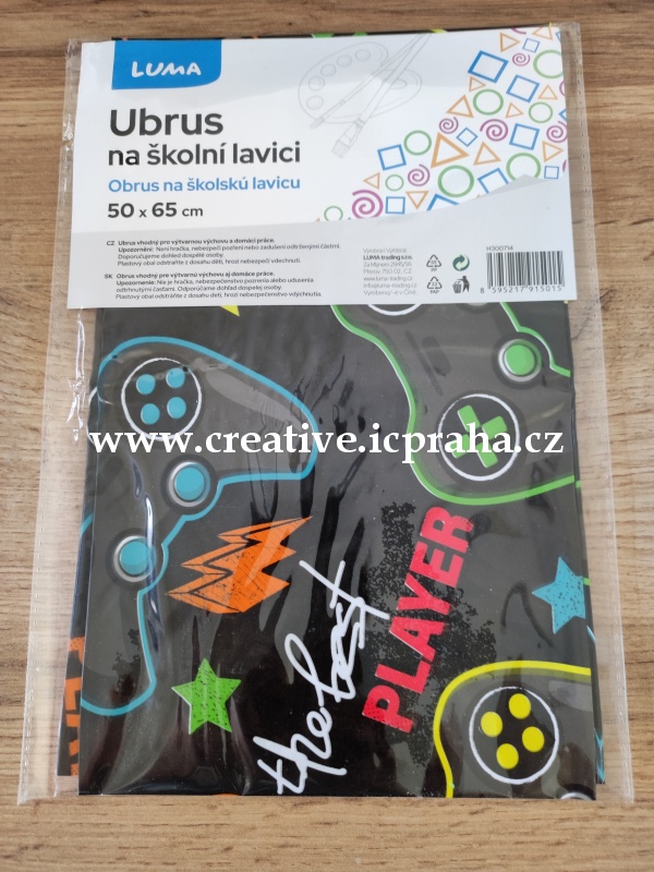 ubrus PVC 65x50cm LUMA games